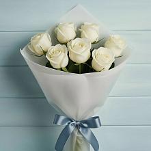 Букет 7 Белых роз Эдлесс Лав #REPLACE_PRED# Арске