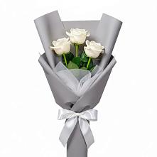 Букет 3 белые розы #REPLACE_PRED# Арске