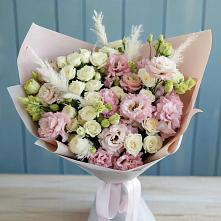 Букет цветов из:  Альстромерии и Розы в Арске